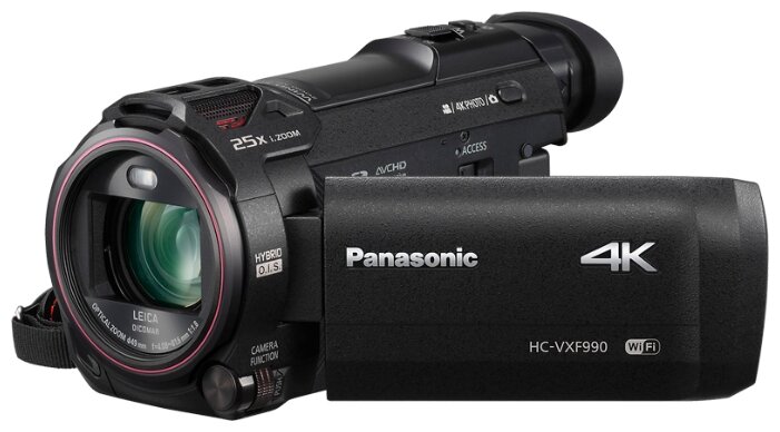 Panasonic HC-VXF990, Black 4K видеокамера