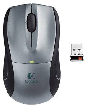 Беспроводная мышь Logitech Wireless Mouse M505 Silver-Black USB