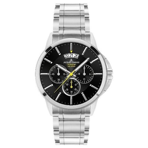 Наручные часы JACQUES LEMANS Classic 61198, серебряный, серый
