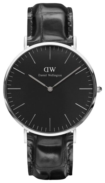 Наручные часы Daniel Wellington DW00100147, черный, серебряный