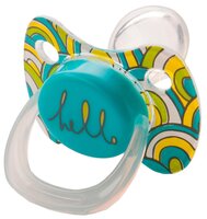 Пустышка силиконовая ортодонтическая Happy Baby Baby Pacifier 0-12 м (1 шт) белый