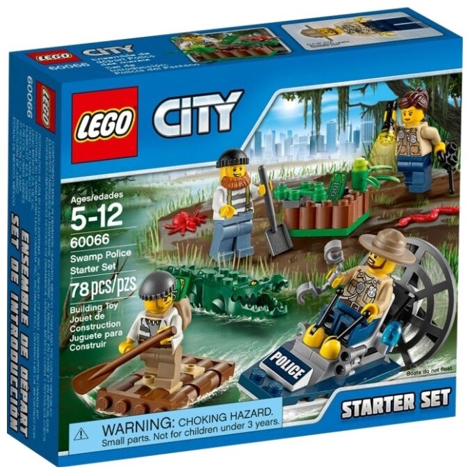 LEGO City 60066 Полиция на болоте для начинающих