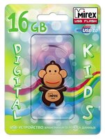 Флешка Mirex MONKEY 16GB коричневый