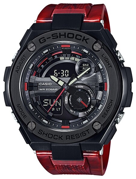 Японские наручные часы Casio G-SHOCK GST-210M-4A с хронографом