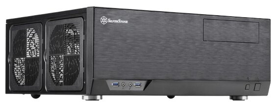 Корпус ATX SilverStone SST-GD09B Без БП чёрный (SST-GD09B)