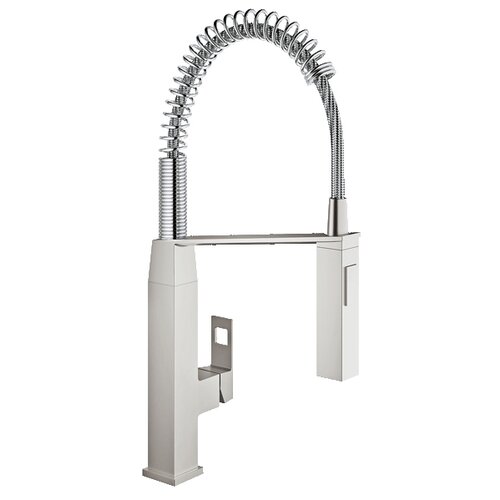 Смеситель для кухни (мойки) Grohe Eurocube 31395DC0 суперсталь смеситель для кухни мойки grohe minta 32917dc0 суперсталь