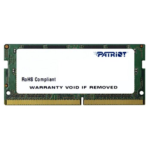 Оперативная память PATRIOT MEMORY Patriot SO-DIMM DDR4 16Gb 2133MHz pc-17000 PSD416G21332S 371000₽
