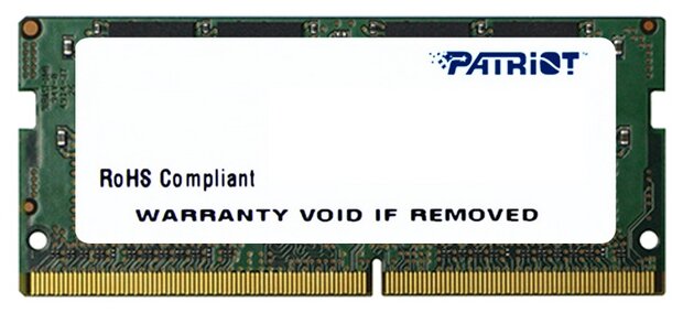 Оперативная память Patriot Memory SL 16 ГБ DDR4 2133 МГц SODIMM CL15 (PSD416G21332S)
