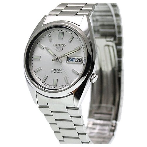 наручные часы seiko Наручные часы SEIKO SEIKO 5 SNXS73J1, белый, серебряный