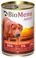 Корм для собак BioMenu (0.41 кг) 1 шт. Adult консервы для собак с говядиной