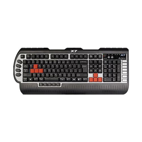 Игровая клавиатура A4Tech X7-G800 Black-Silver PS2 302200₽