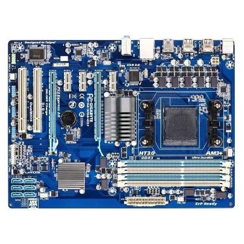 Материнская плата GIGABYTE GA-970A-DS3 rev1011 Socket AM3 AMD 970 GbLAN SATA ATX 4DDR3 Б 569000₽