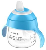 Поильник-непроливайка Philips AVENT SCF751, 200 мл голубой/летящий пингвин