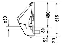 Писсуар DURAVIT Utronic 083035