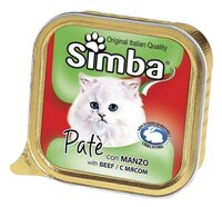 Корм для кошек Simba Паштет для кошек Говядина (0.1 кг) 1 шт.