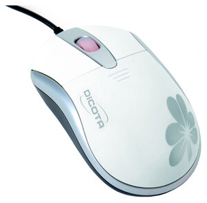 Компактная мышь DICOTA Blossom White USB