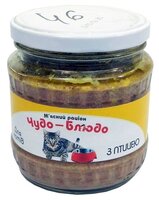 Корм для кошек Чудо-Блюдо Консервы для кошек: Мясной рацион с птицей (0.47 кг) 1 шт. 0.47 кг 1