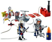 Набор с элементами конструктора Playmobil City Action 4825 Пожарные и водяной насос