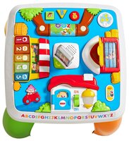 Интерактивная развивающая игрушка Fisher-Price Смейся и учись. Прогулка по городу белый/желтый/оранж