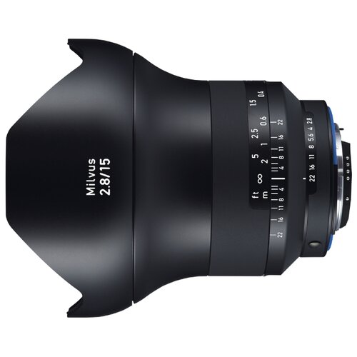 Объектив Zeiss Milvus 2.8/15 ZF.2, черный объектив zeiss milvus 2 135 ze черный