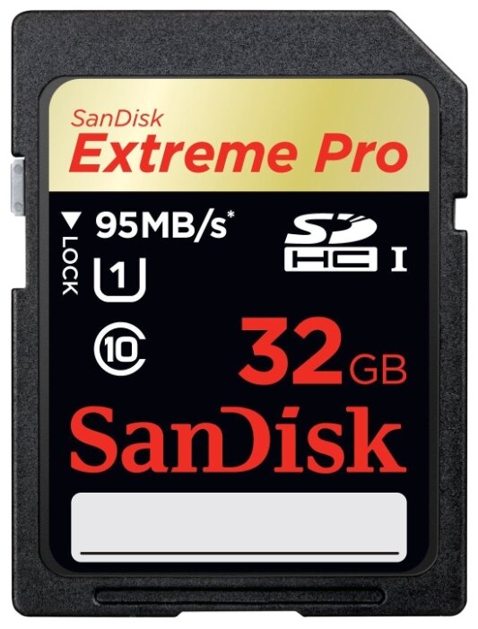 SanDisk Карта памяти SanDisk Extreme Pro SDHC UHS Class 1 95MB/s