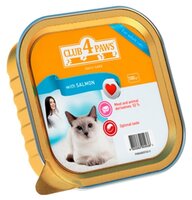 Корм для кошек Клуб 4 Лапы Паштет с лососем (0.1 кг) 1 шт. 0.1 кг 1