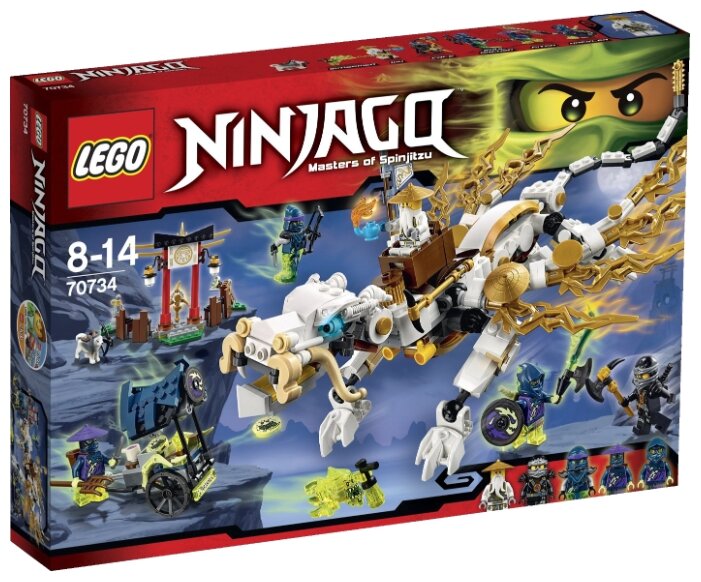 LEGO Ninjago 70734 Дракон мастера Ву, 575 дет.