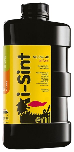 Масло моторное ENI I-SINT MS 5W40 1л