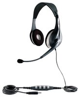 Компьютерная гарнитура Jabra CHAT - FOR PC черный/серебристый