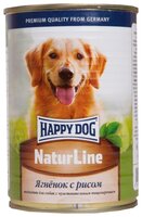 Корм для собак Happy Dog NaturLine для взрослых собак. Ягненок с рисом (0.4 кг) 16 шт.