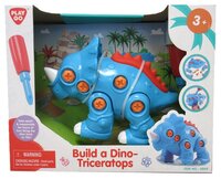 Винтовой конструктор PlayGo Build a Dino 2044 Трицератопс