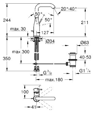 Смеситель Grohe - фото №6