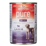 Корм для собак Meradog (0.4 кг) 1 шт. Pure Meat с мясом Ягненка - изображение