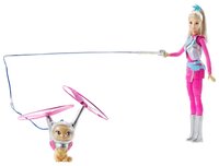 Кукла Barbie Космические приключения с летающим котом Попкорном, 29 см, DWD24
