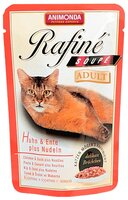 Корм для кошек Animonda (0.1 кг) 12 шт. Rafine Soupe Adult для кошек с курицей, уткой и макаронами 0