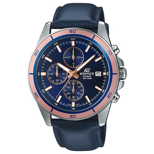 Наручные часы CASIO Edifice EFR-526L-2A, синий, серебряный