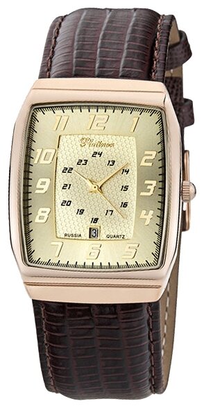 Мужские золотые часы Platinor Байкал, арт. 51330.407