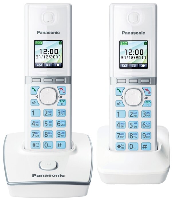 Радиотелефон Panasonic KX-TG8052 белый