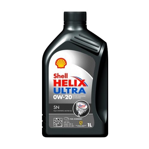 фото Синтетическое моторное масло shell helix ultra sn 0w-20, 4 л