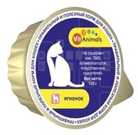 Корм для кошек VitAnimals Консервы для кошек Ягненок (0.125 кг) 1 шт. 0.125 кг 1