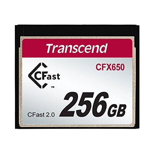 Карта памяти Transcend CFast 2.0 256 ГБ, R/W 510/370 МБ/с