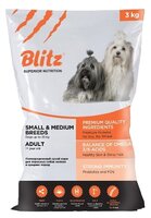 Корм для собак Blitz Adult Dog Small & Medium Breeds dry (3 кг)