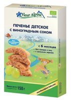 Печенье Fleur Alpine с виноградным соком (с 6-ти месяцев) 150 г