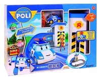 Трек Silverlit Robocar Poli Набор "Подъемник" (с металлической машинкой Поли и фигуркой Джин)