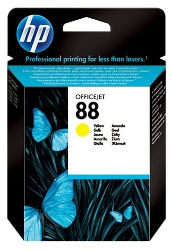 Картридж HP C9388AE Officejet Pro K550 № 88 стандартный желтый