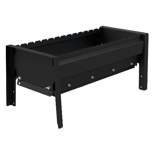 Мангал Grillver Партикс 730 Эйр, 80х40.4х31 см, сталь, 2 мм, черный