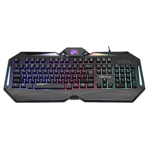 Клавиатура игровая Qumo Spirit K09,проводная,104 клавиш,подсветка радужная