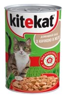 Корм для кошек Kitekat Домашний обед с уткой (0.4 кг) 1 шт. 0.4 кг 1