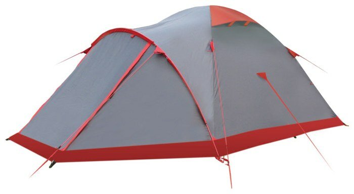 Палатка Tramp Mountain 4 (V2) (серый) TRT-24