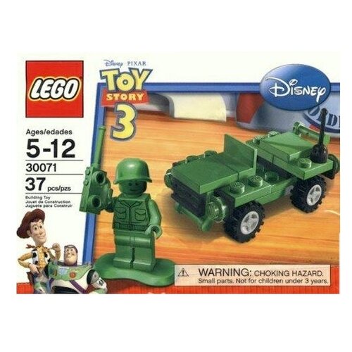 Конструктор LEGO Toy Story 30071 Армейский джип, 37 дет. конструктор lego toy story 10771 аттракцион паровозик 98 дет